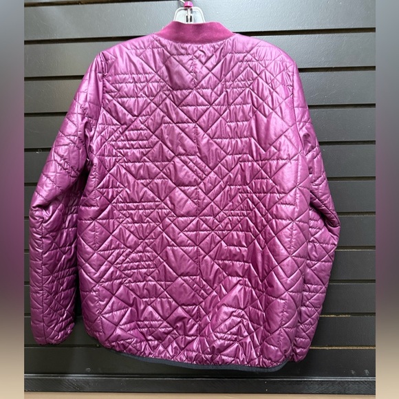 Nike Purple Quilted Bomber Jacket - Picture 4 of 4